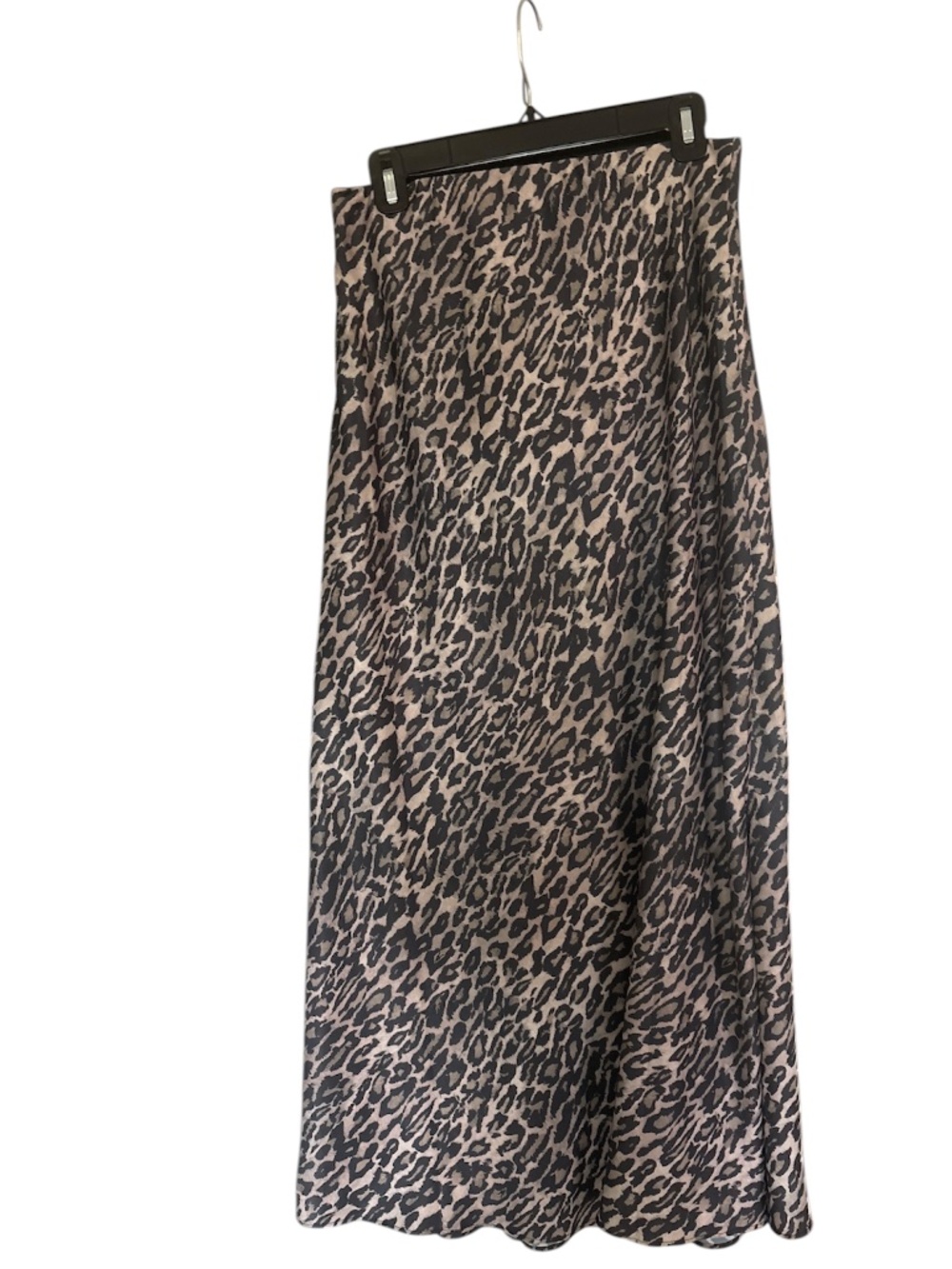 Leopard Print Maxi Skirt in Taupe and Black